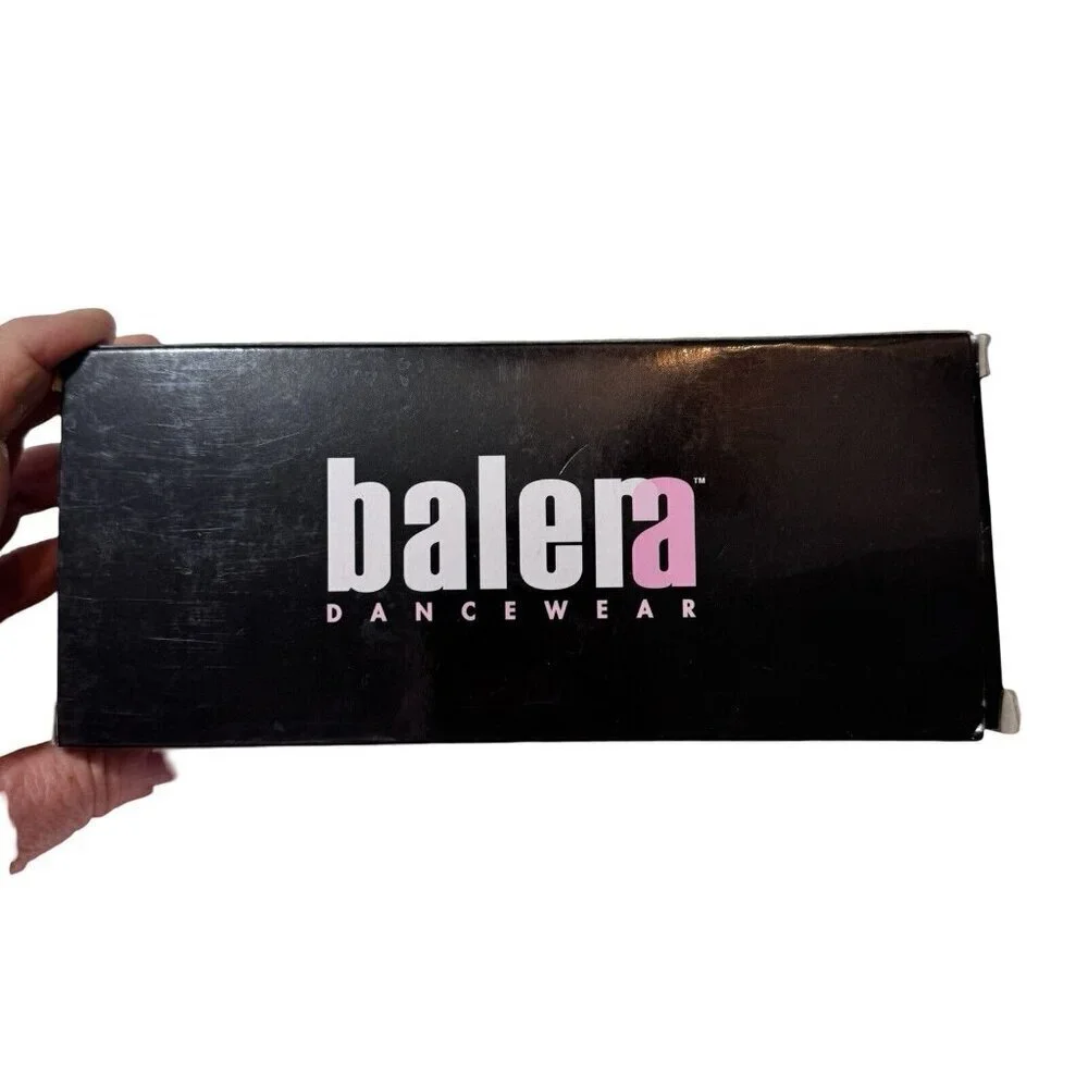 BALERA Leather Full-Sole Ballet Shoe Girls Size 7CM Pink Style B40 Dance Lyrical